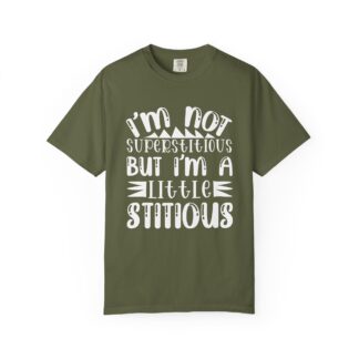 Funny sayings Tshirt - I’m Not Superstitious But I’m a Little Stitious Unisex Tee - Image 9