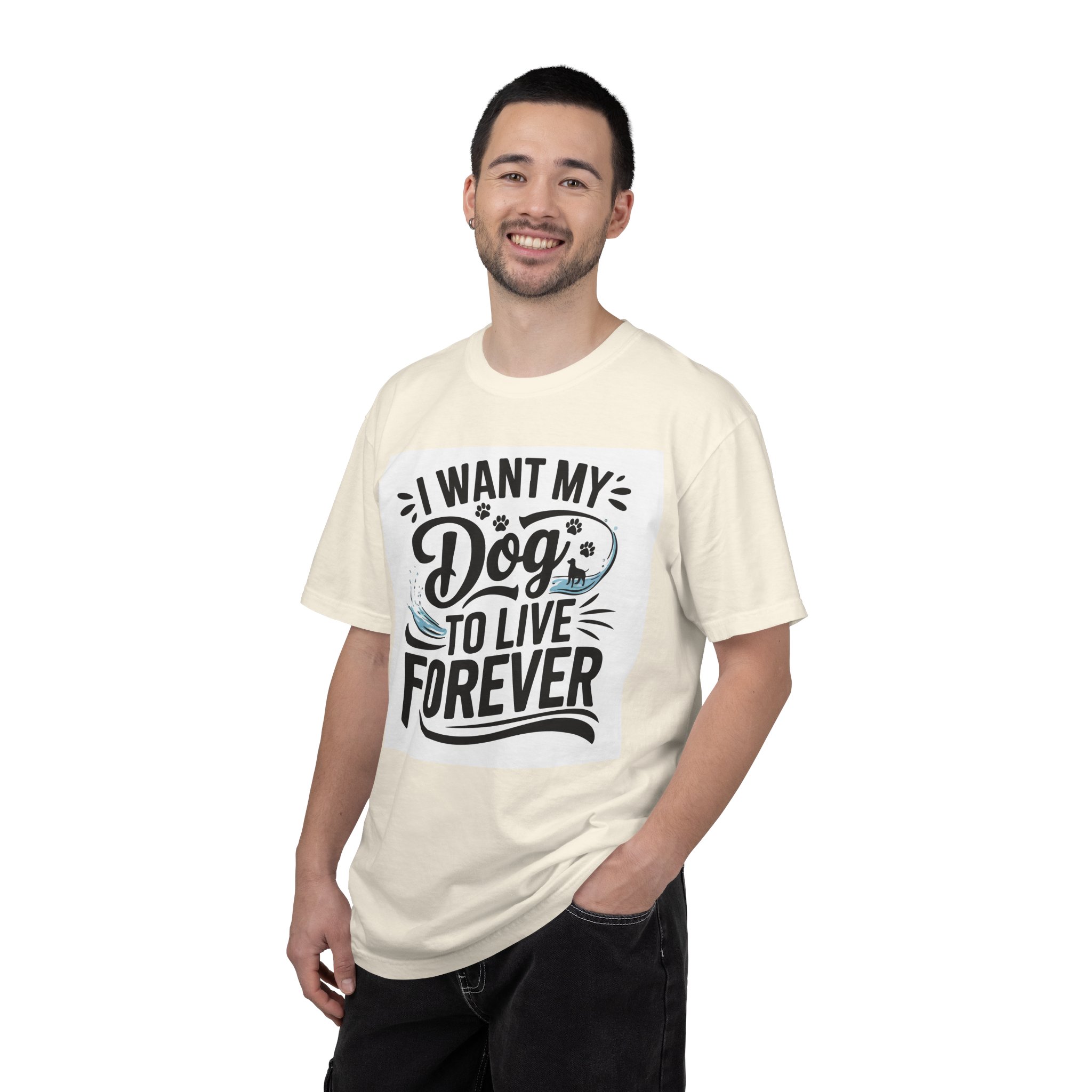I Wish My Dog Could Live Forever T-Shirt – Dog Lover Graphic Tee for Pet Owners & Dog Parents. - Image 18