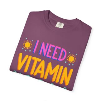 Funny summer quote t-shirt - Beachy Vibes - I Need Vitamin Sea - Image 39