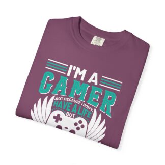 Game Controller Tshirt Gamer Style & Passion - I’m a Gamer Controller Wings Unisex Tee - Image 55