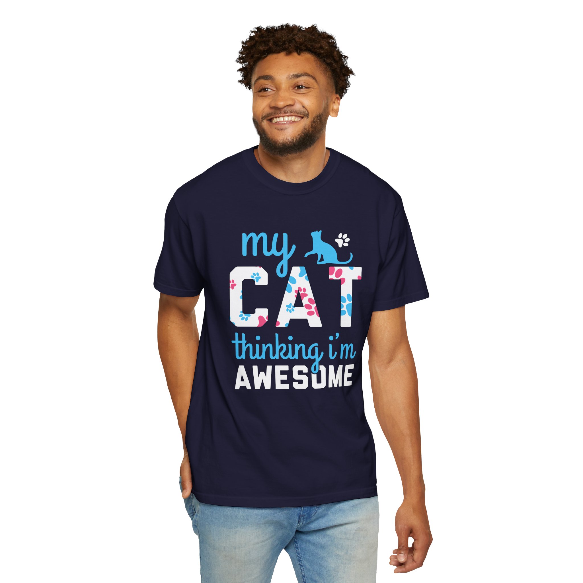 My Cat Thinking I'm Awesome T-Shirt — Funny Cat Lover Tee. - Image 22