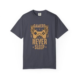 Retro Controller Graphic Tee for Gamers Vibes - Gamers Never Sleep Unisex Tee - Image 25