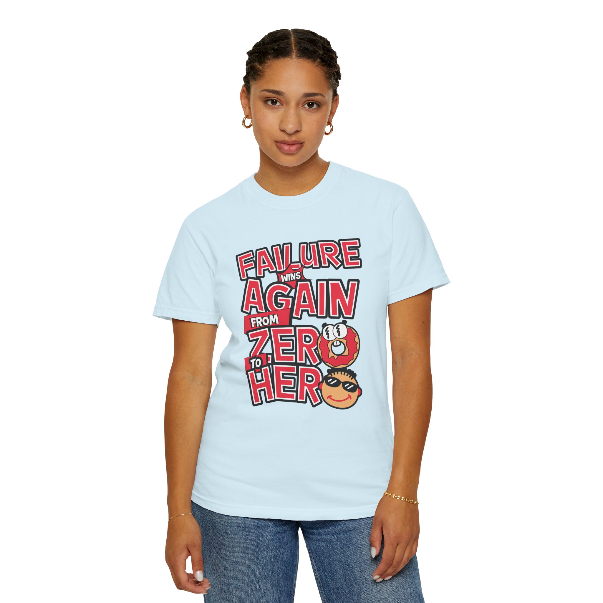 b2 - 2.3 - From Failure Again to Hero T-Shirt – Motivational Graphic Tee for Growth, Resilience & Success Mindset. - Image 44