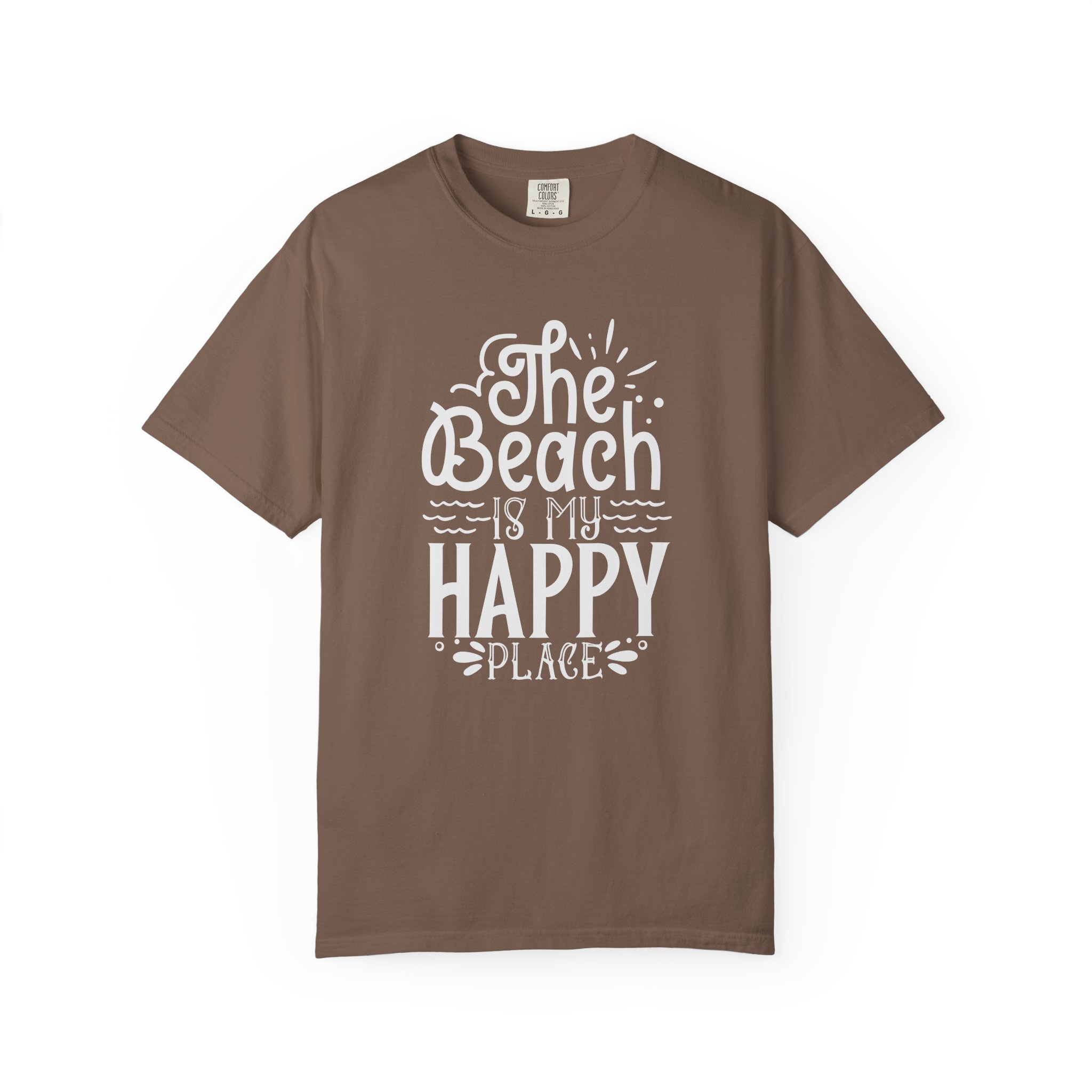 C - 13.6 - Beach-Themed Garment-Dyed T-Shirt, Perfect for Summertime, Vacation Wear, Casual Outings, Gifts for Sunshine Lovers. - Image 17