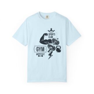 Gym Sports Club Workout T-Shirt – Dumbbells & Kettlebell Graphic Tee for Strength Training & Active Fitness Style. - Image 33