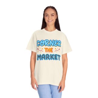 Retro sarcastic tee for Bold Ambition - Corner the Market Unisex Tee - Image 19