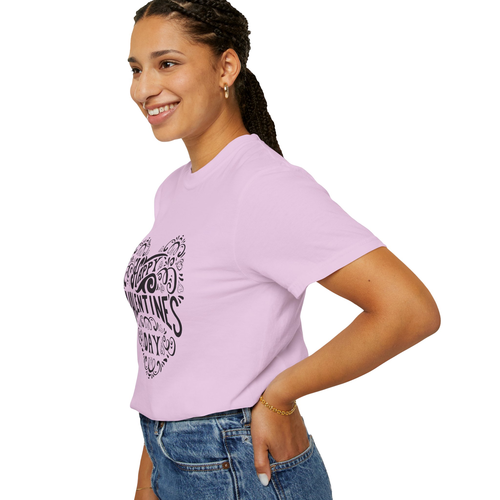Valentine's Day Tee, Happy Valentine's Day Shirt, Unisex Love T-Shirt, Gift for Him/Her, Cute Couple Shirt - Image 45