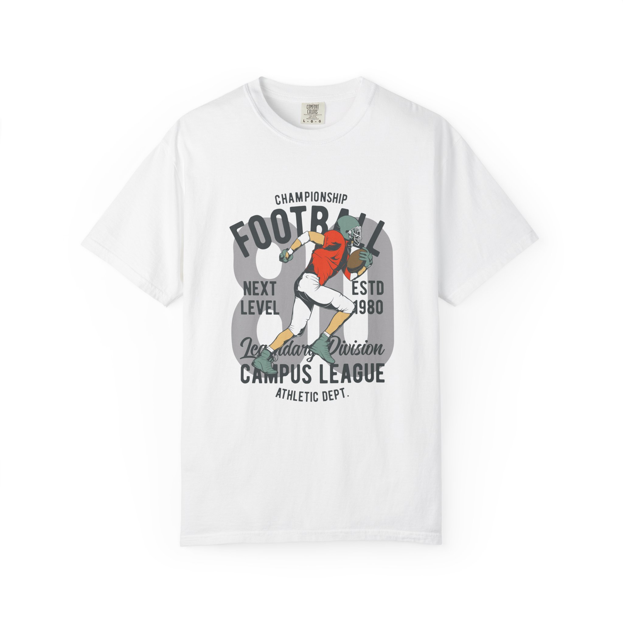 C - 16.20 - Football Campus League Unisex T-Shirt, Sporty Tee, Athletic Gift, Game Day Shirt, Casual Wear, Unisex Fashion. - Image 9