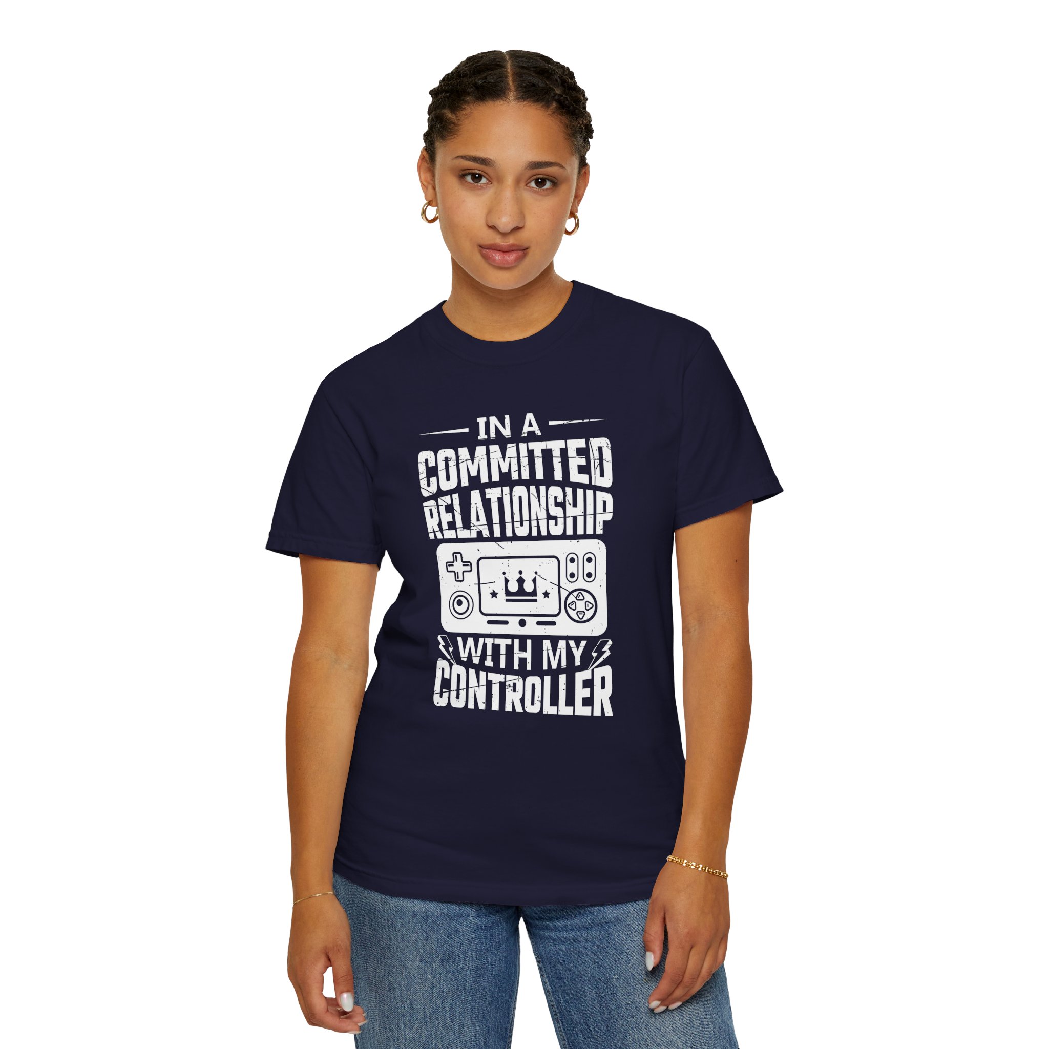 Committed to My Controller T-Shirt – Funny Gamer Graphic Tee for Video Game Lovers & Gaming Enthusiasts. - Image 28