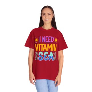 Funny summer quote t-shirt - Beachy Vibes - I Need Vitamin Sea - Image 43