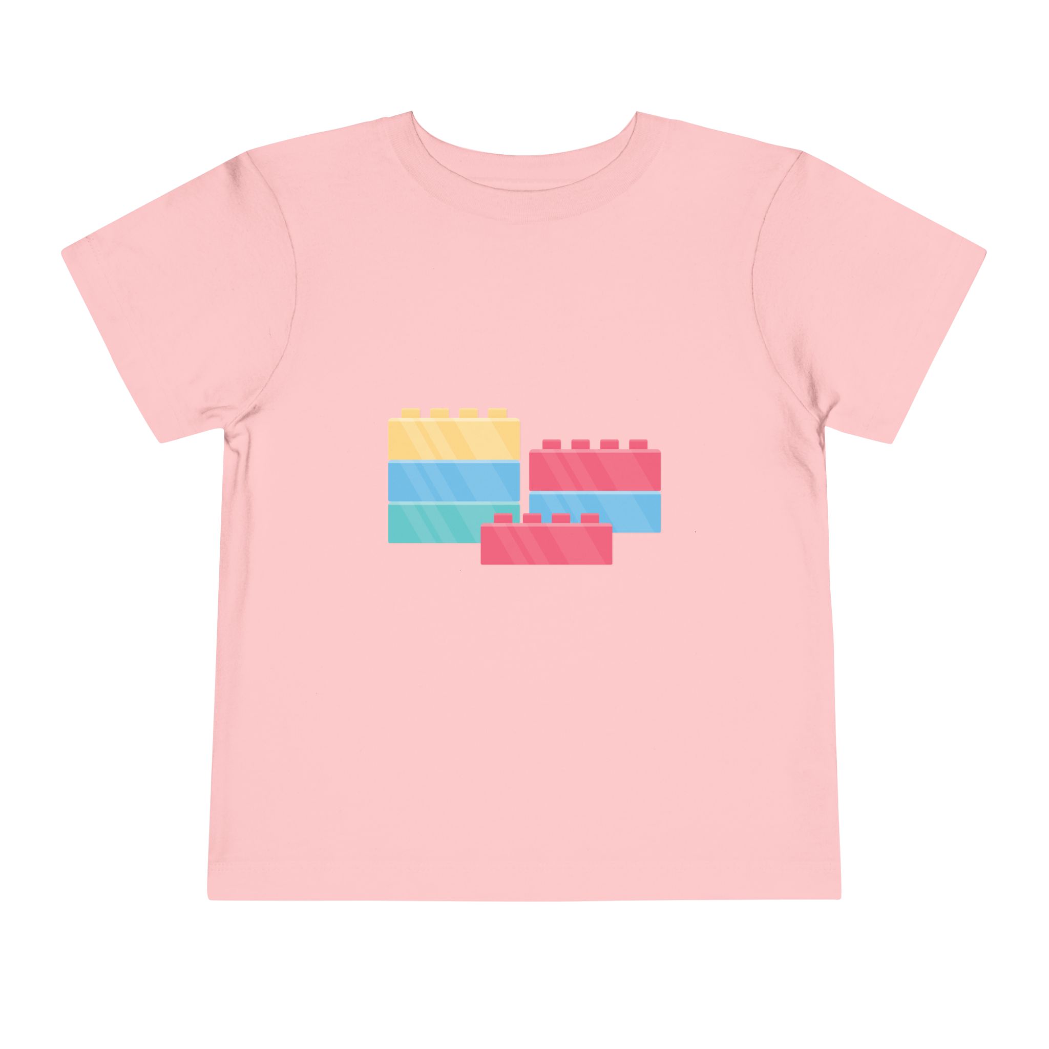 Colorful Building Blocks Toddler T-Shirt – Cute Kids Graphic Tee for Boys & Girls. - Image 21