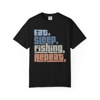 C - 15.17 - Fishing Lifestyle T-Shirt, Unisex Garment-Dyed Tee, Perfect for Anglers, Casual Wear, Gift for Fishing Lovers, Summer Fashion.
