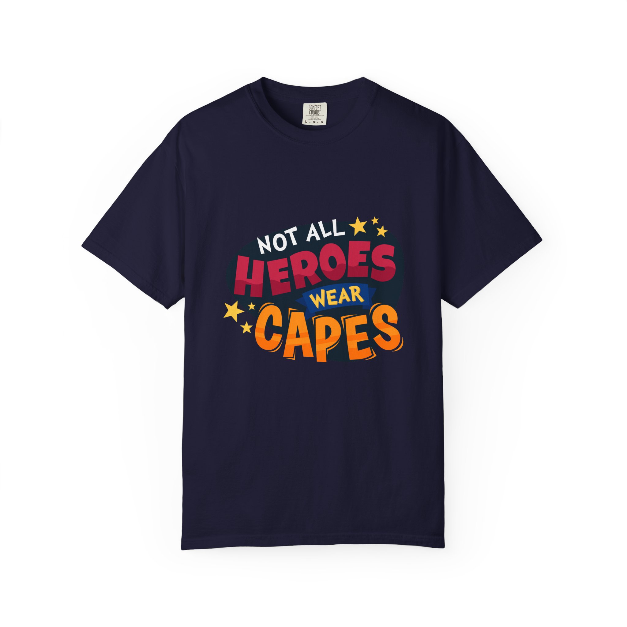 Heroic Message T-shirt for Everyday Wear, Unisex Gift, Casual Style, Great for Superhero Fans Tee. - Image 9