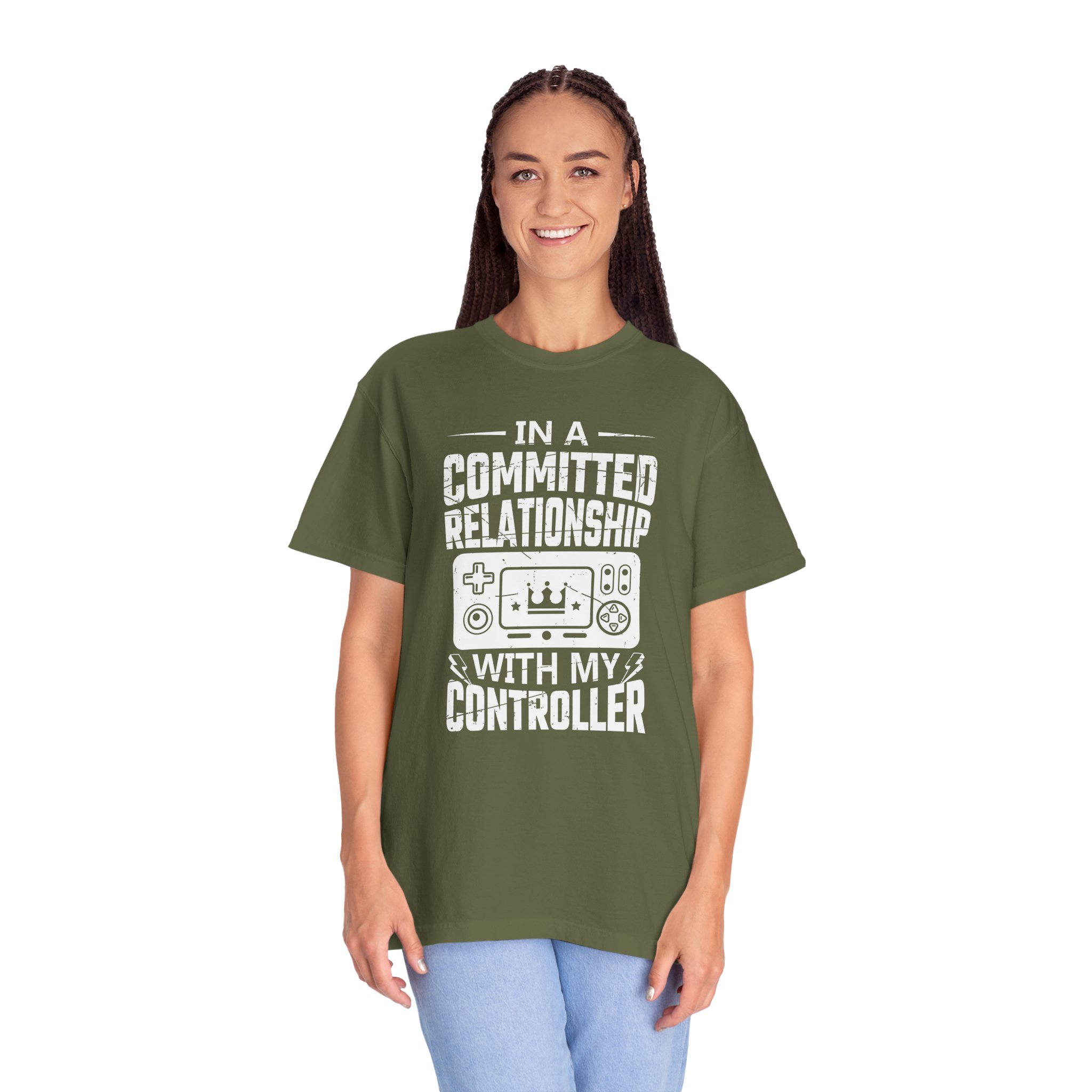 Committed to My Controller T-Shirt – Funny Gamer Graphic Tee for Video Game Lovers & Gaming Enthusiasts. - Image 11
