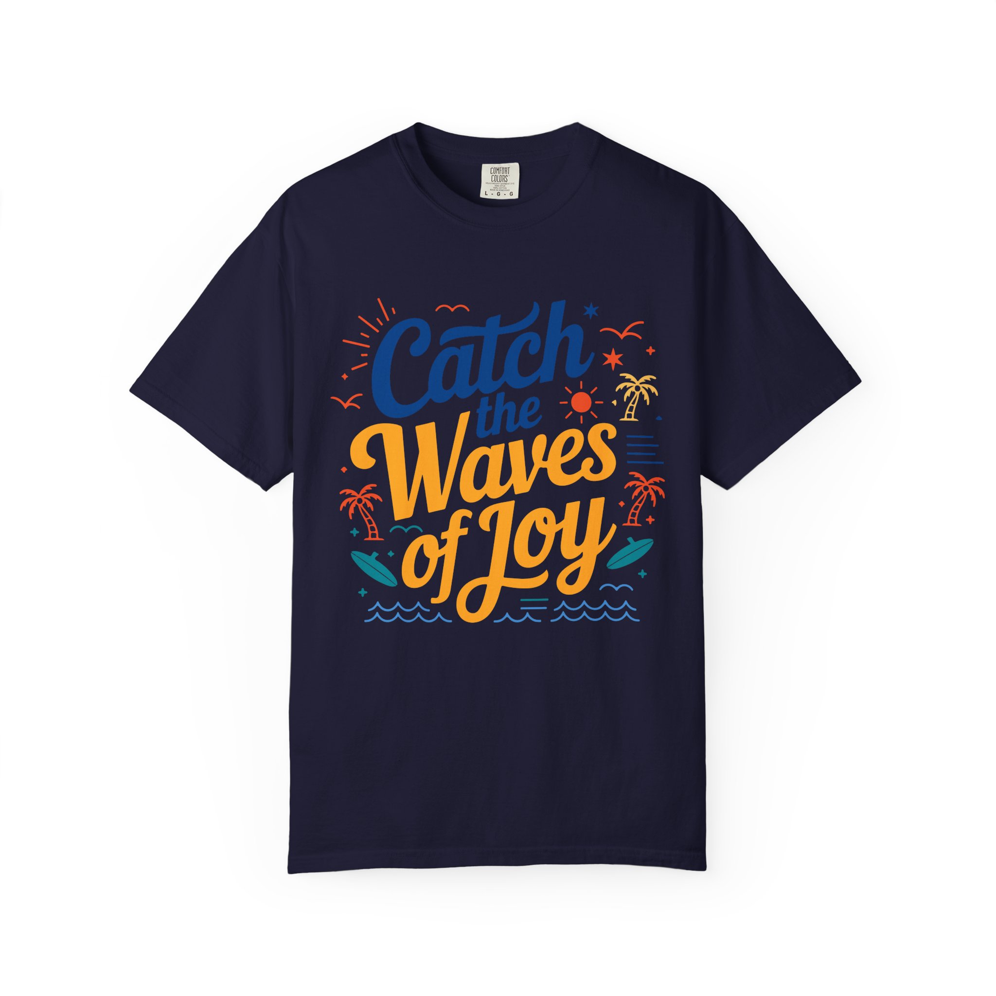 Catch the Waves of Joy T-Shirt, Beachwear, Summer Apparel, Unisex Fashion, Vacation Shirt, Gift for Surfers. - Image 17