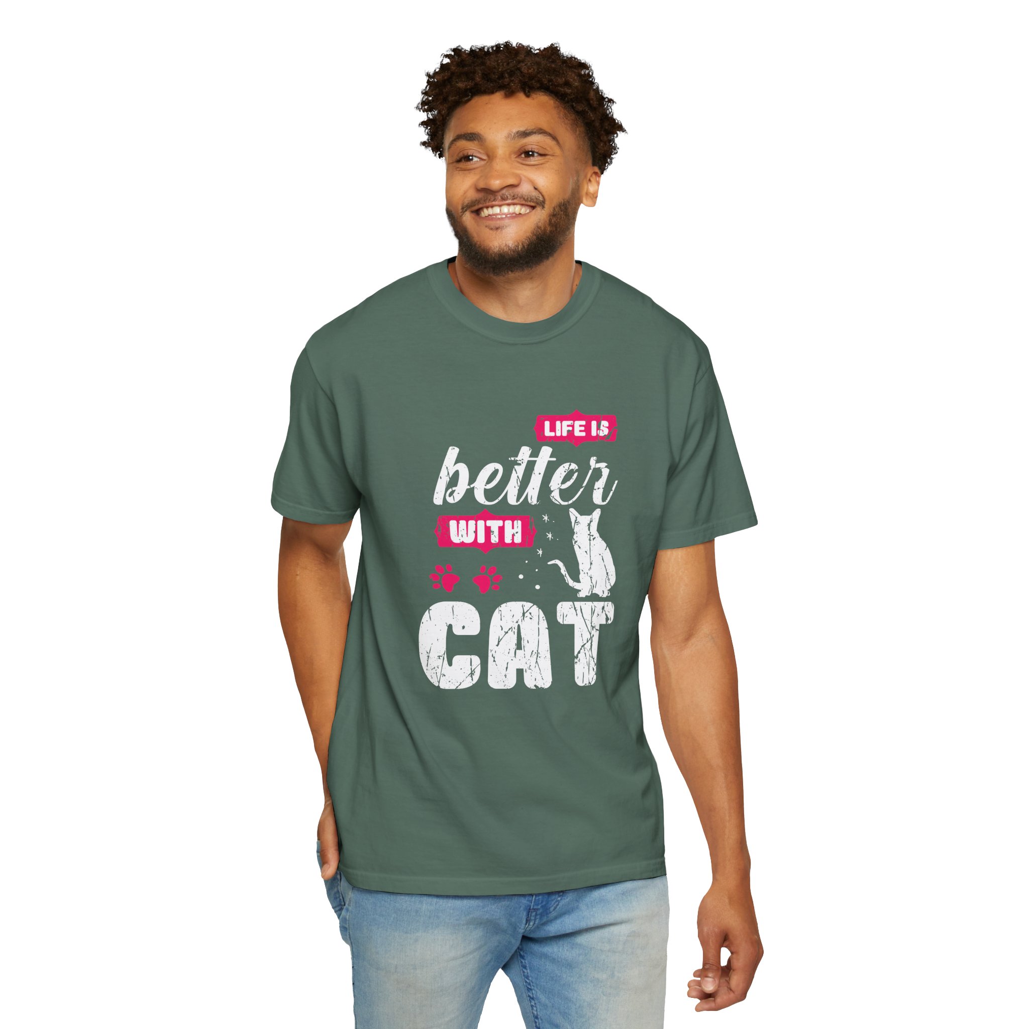 b2 - 5.17 - Life Is Better with Cat T-Shirt – Funny Cat Lover Graphic Tee for Cozy Vibes & Everyday Happiness. - Image 22