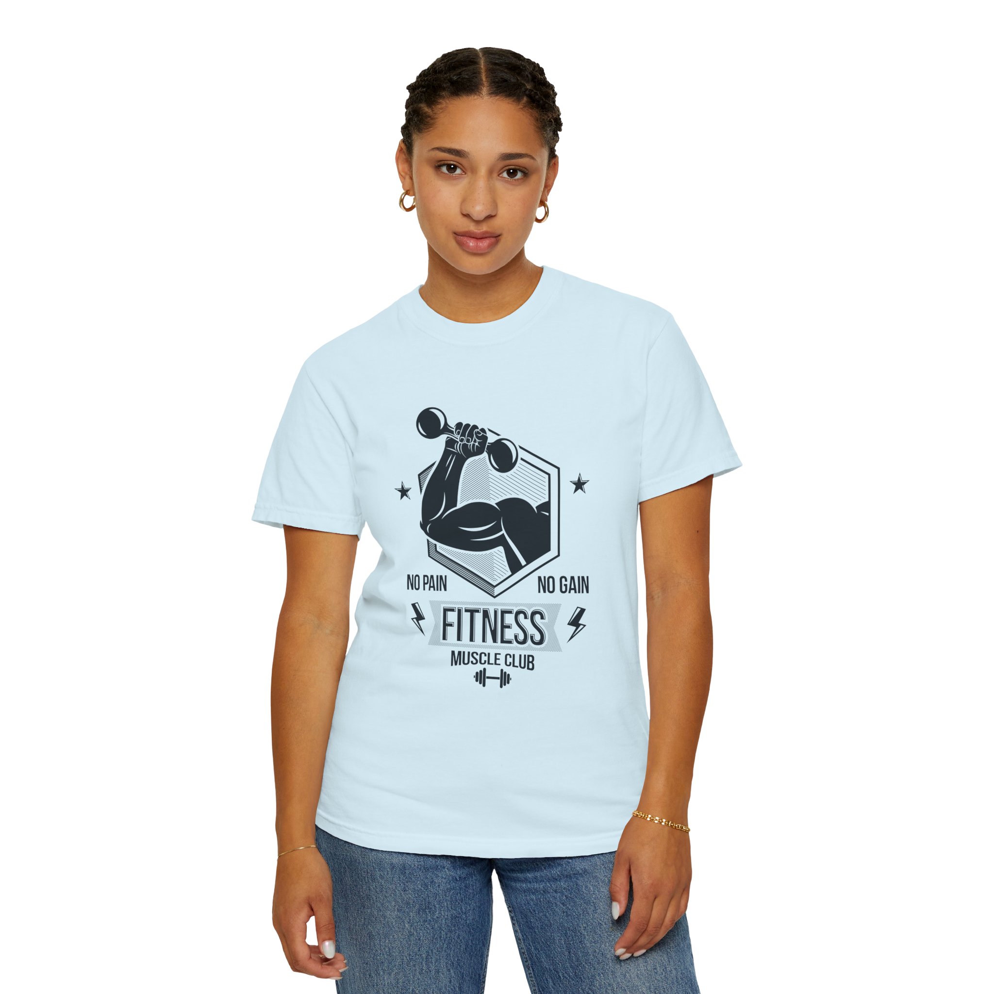 Fitness Muscle Club T‑Shirt — "No Pain No Gain" Gym Workout Tee. - Image 36