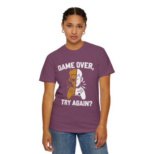 Gaming Tshirt for Boys - Playful Gamer Gift - Game Over Unisex Tee - Image 36