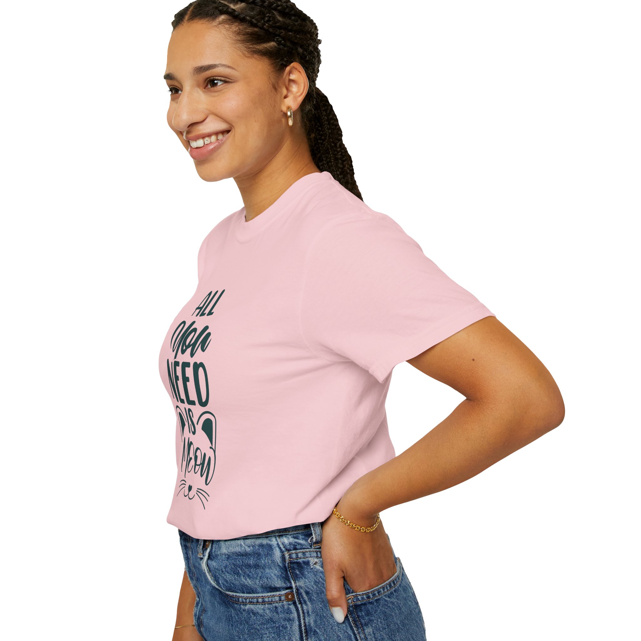 All You Need Is Meow T-Shirt – Cute Cat Lover Graphic Tee for Men & Women, Casual Everyday Wear & Perfect Gift Giving - Image 5