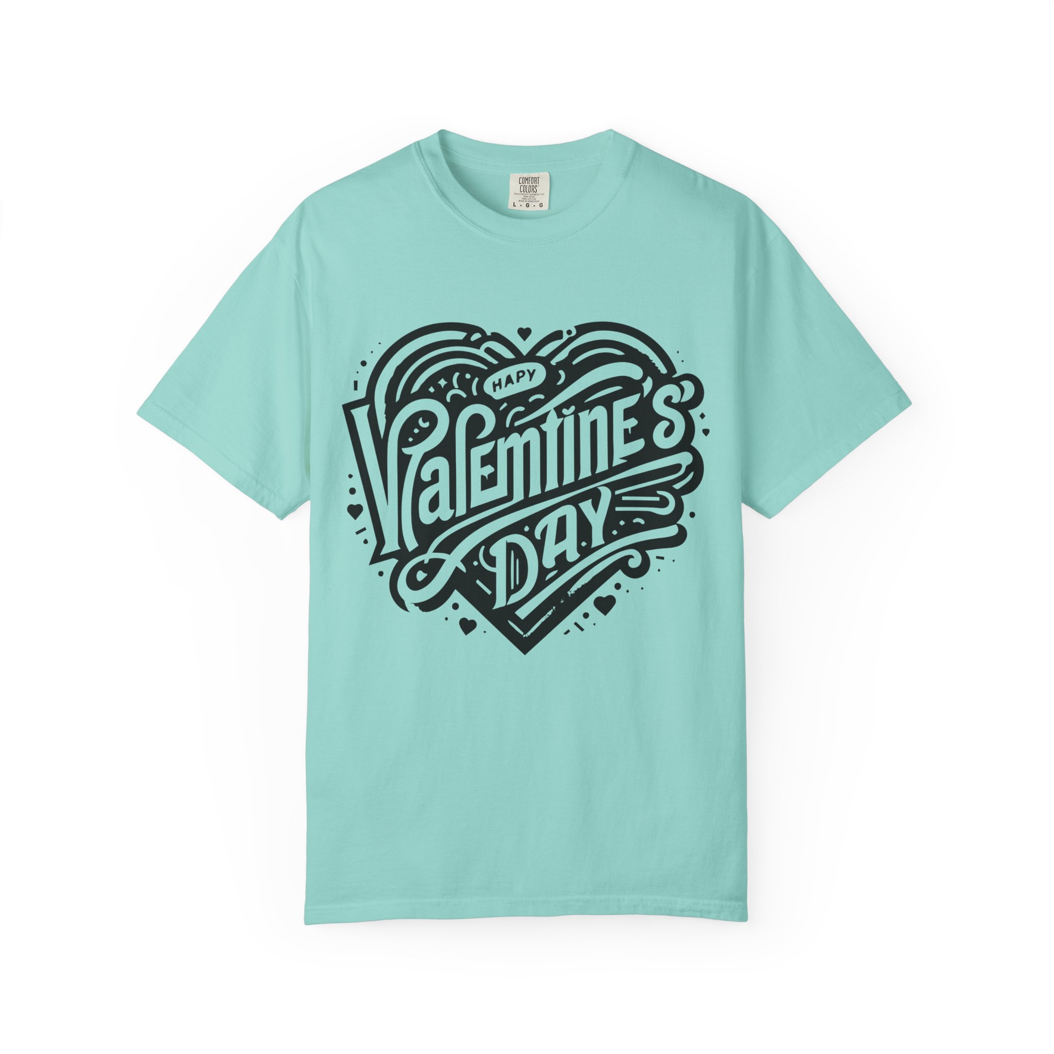 C - 8.12. - Valentine's Day Heart Graphic T-Shirt.