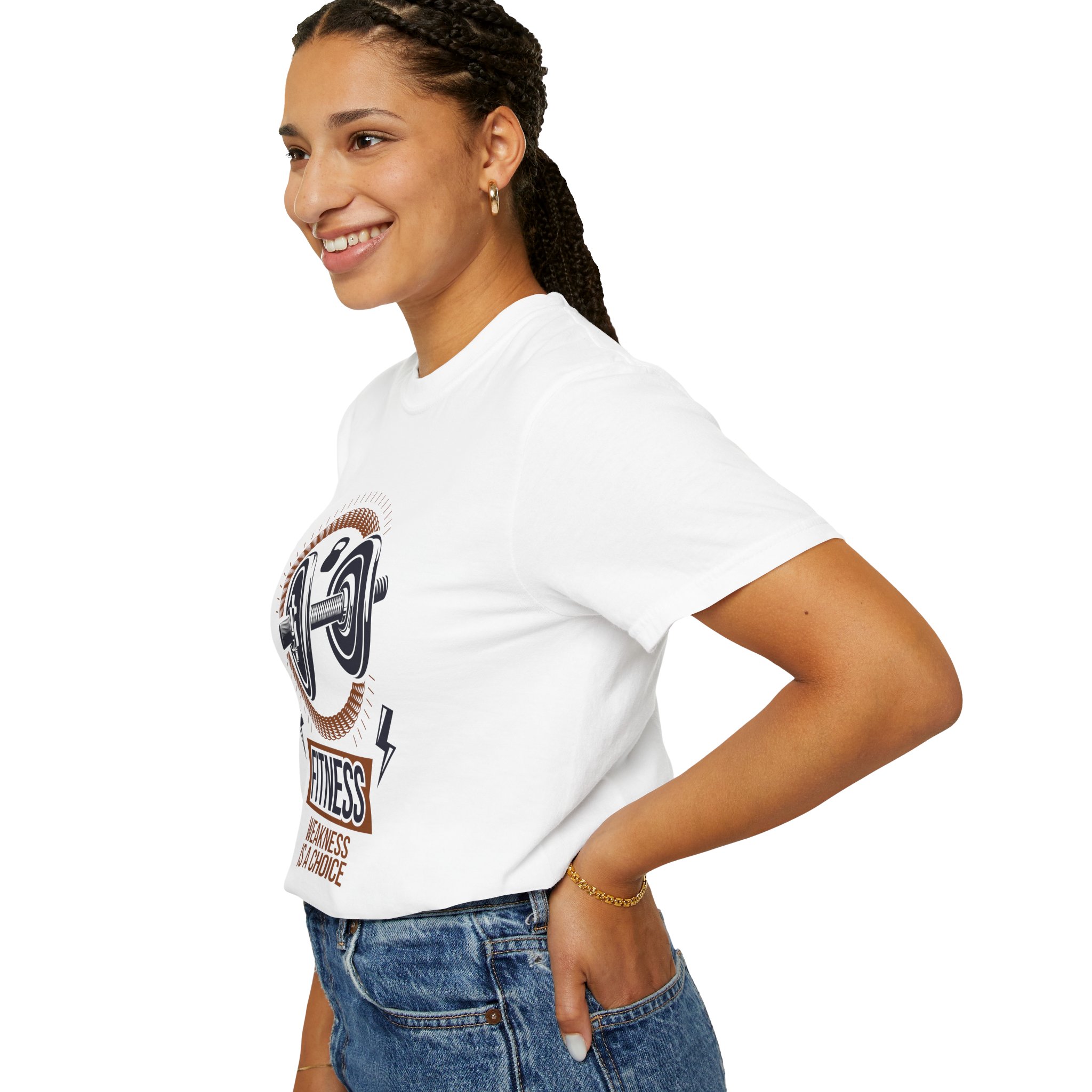 Fitness T-Shirt — "Fitness: Weakness Is A Choice" Motivational Gym Tee. - Image 5
