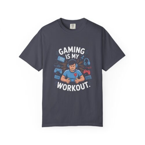 Sarcastic gaming T-shirt - Gaming Is My Workout Unisex Tee - Image 25