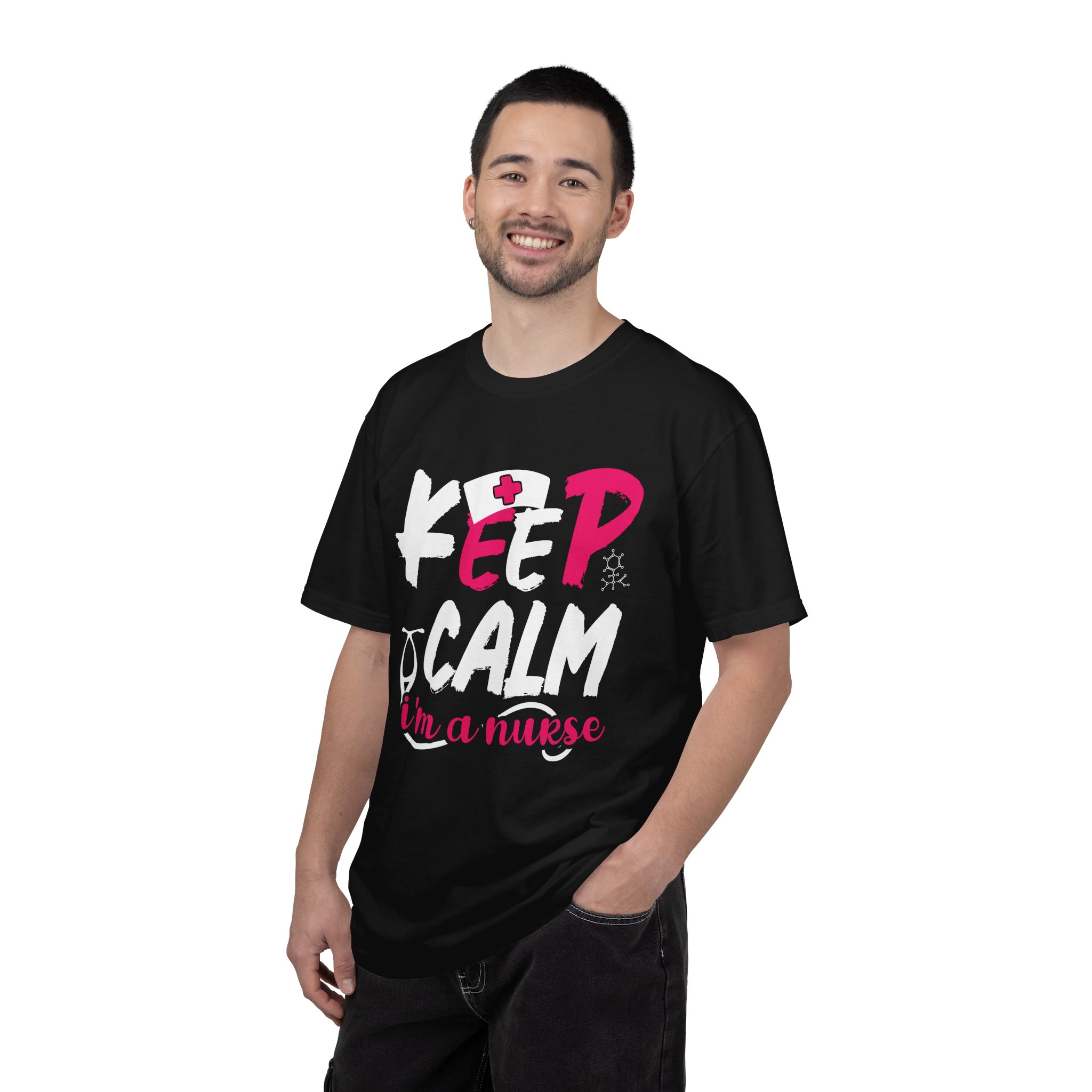 Nurse T-Shirt, Keep Calm Shirt, Gift for Nurses, Medical Humor Tee, Healthcare Appreciation. - Image 2