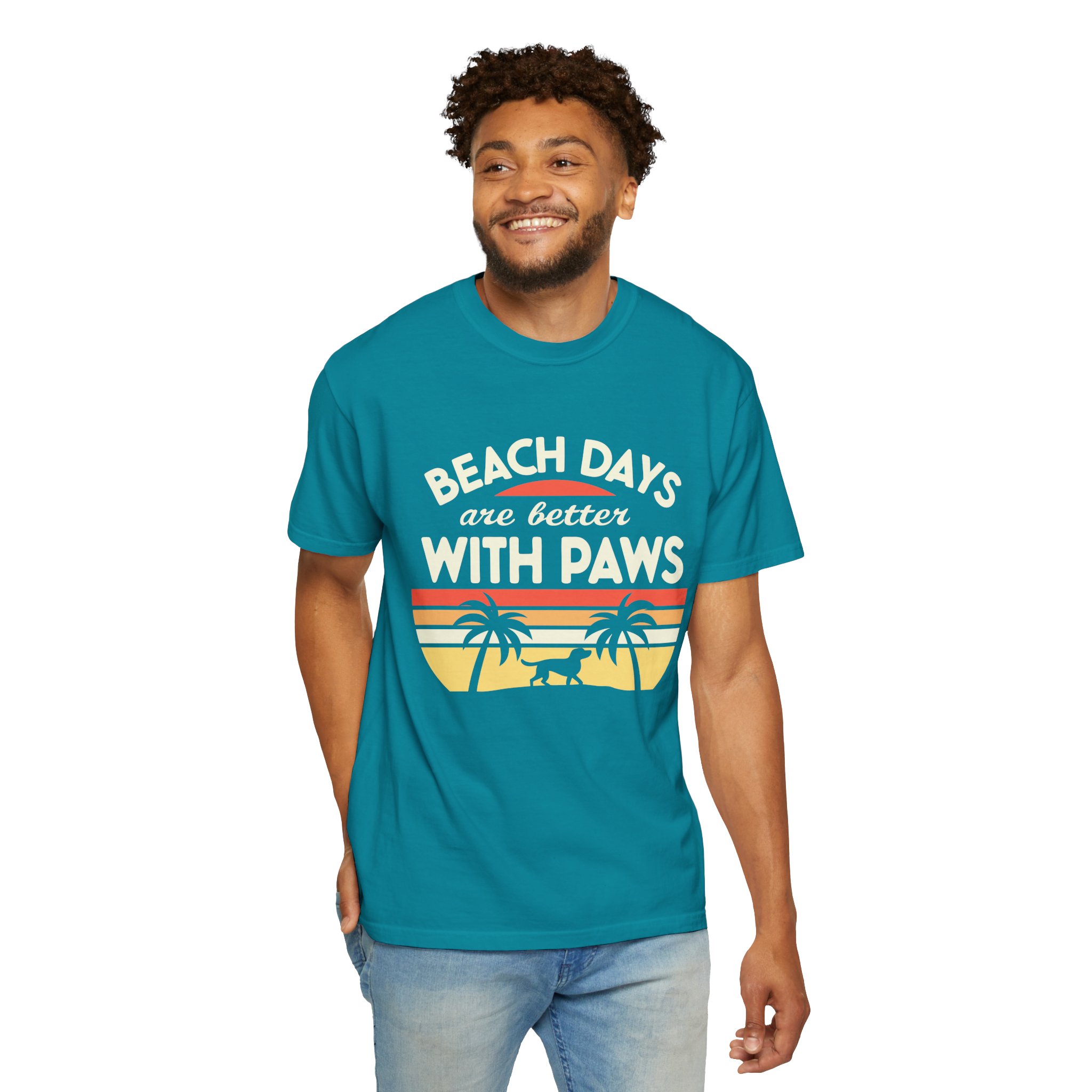C - 13.1 - Beach Days Are Better with Paws Unisex T-Shirt | Pet Lover Gift, Summer Tee, Casual Wear, Beachwear, Dog Lover Apparel. - Image 22