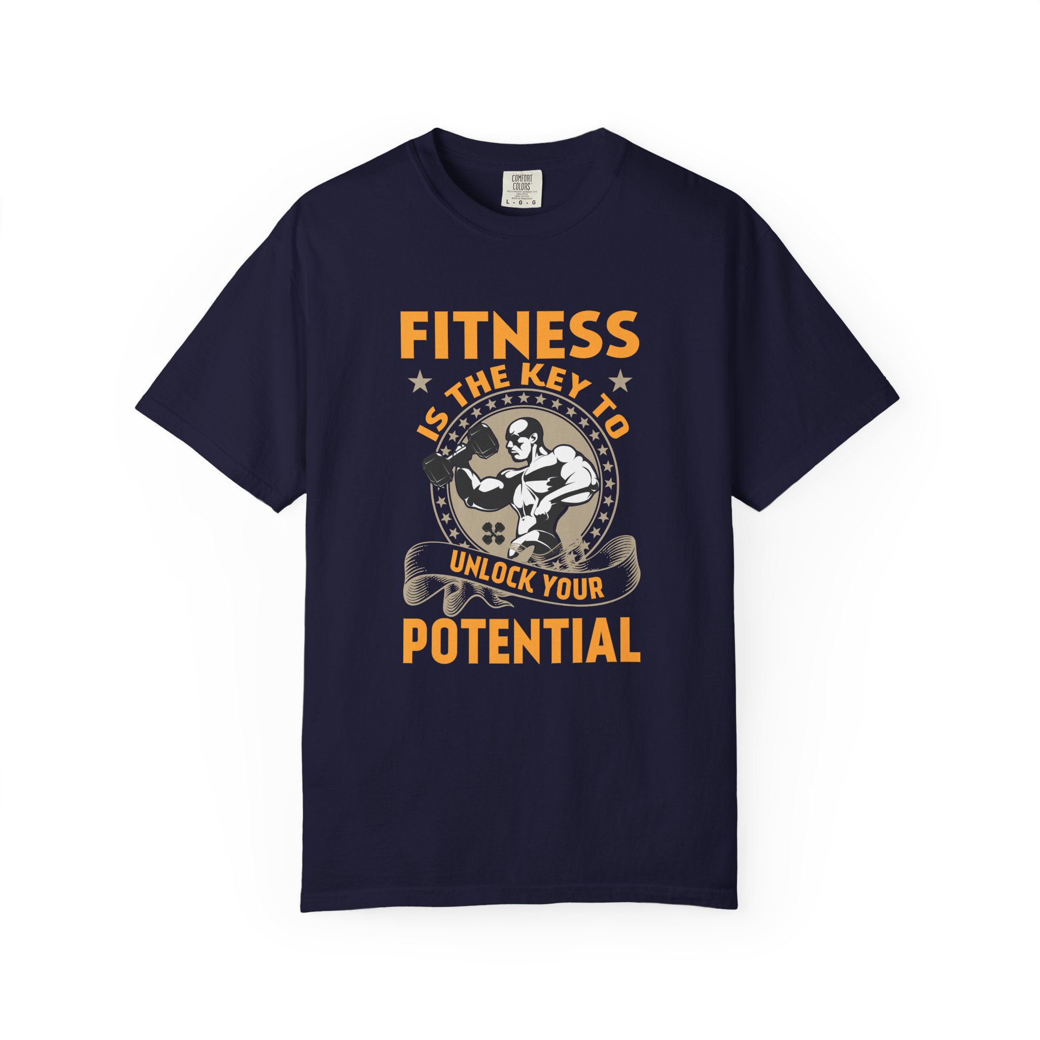 Fitness Is the Key to Unlock Your Potential T-Shirt – Motivational Gym Graphic Tee for Athletes, Strength & Peak Performance. - Image 25