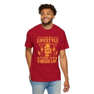 This Is a Lifestyle There Is No Finish Line T-Shirt – Motivational Running Graphic Tee for Endurance, Commitment & Active Living. - Image 54