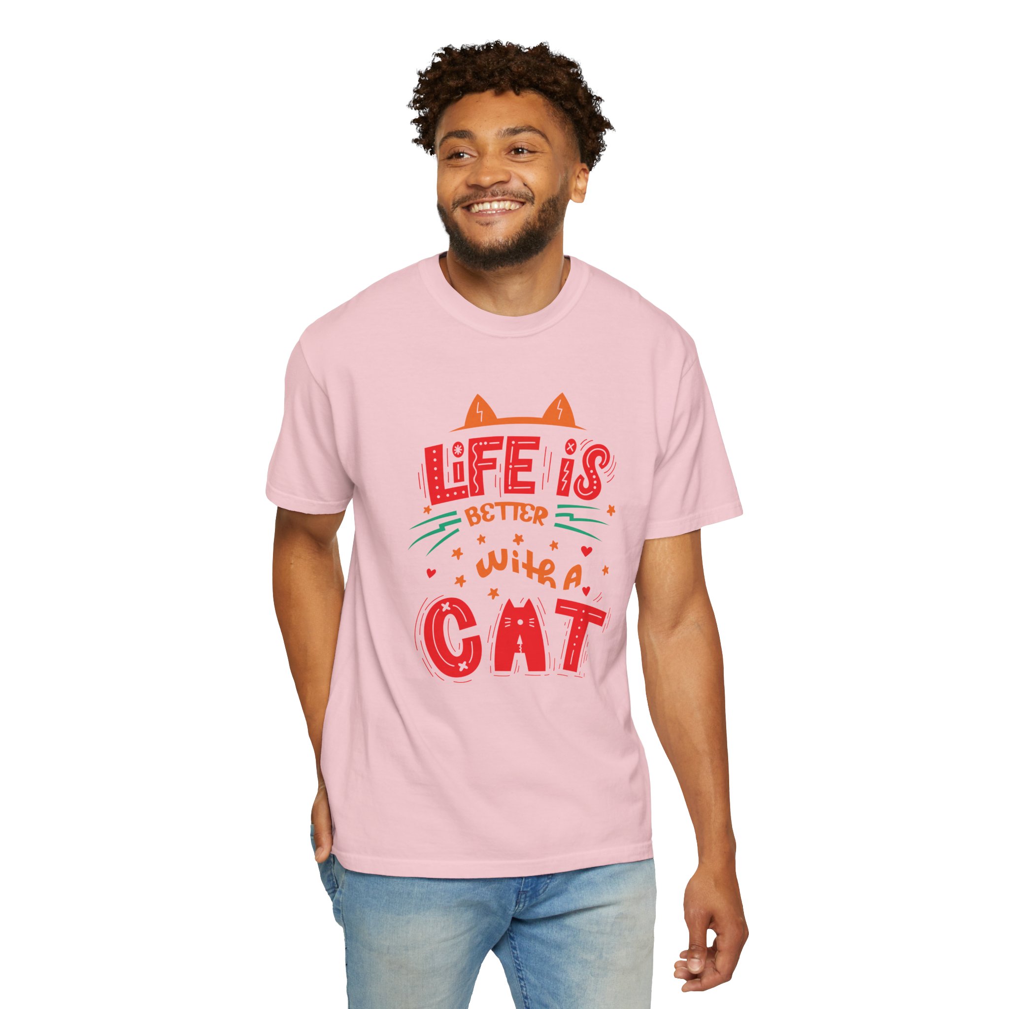 b2 - 5.15 - Life Is Better With a Cat T-Shirt – Cute Cat Lover Graphic Tee for Cozy Vibes & Everyday Happiness. - Image 54