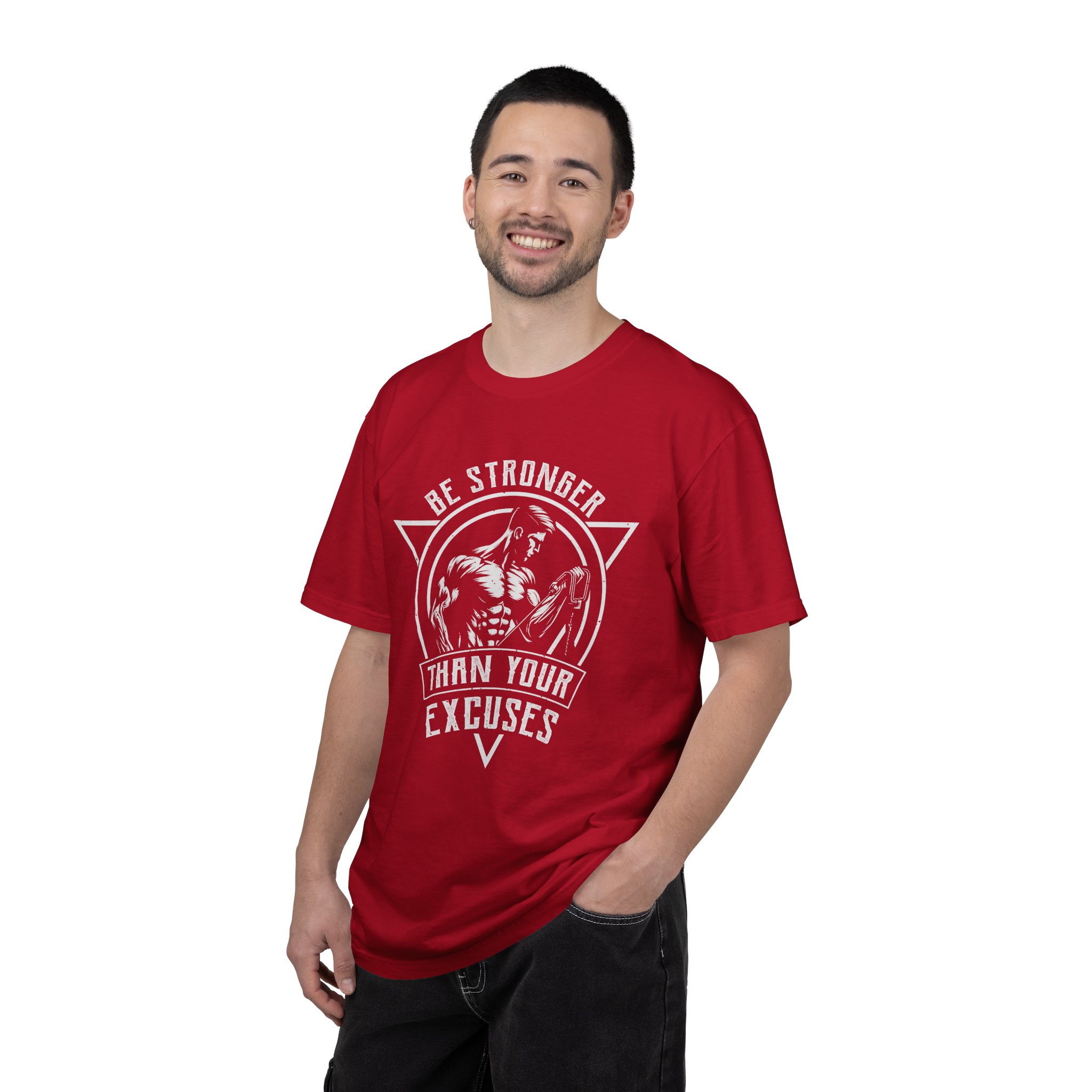 b2 - 6.15a - Be Stronger Than Your Excuses T-Shirt – Motivational Gym Graphic Tee for Discipline, Strength & No-Excuses Mindset. - Image 50