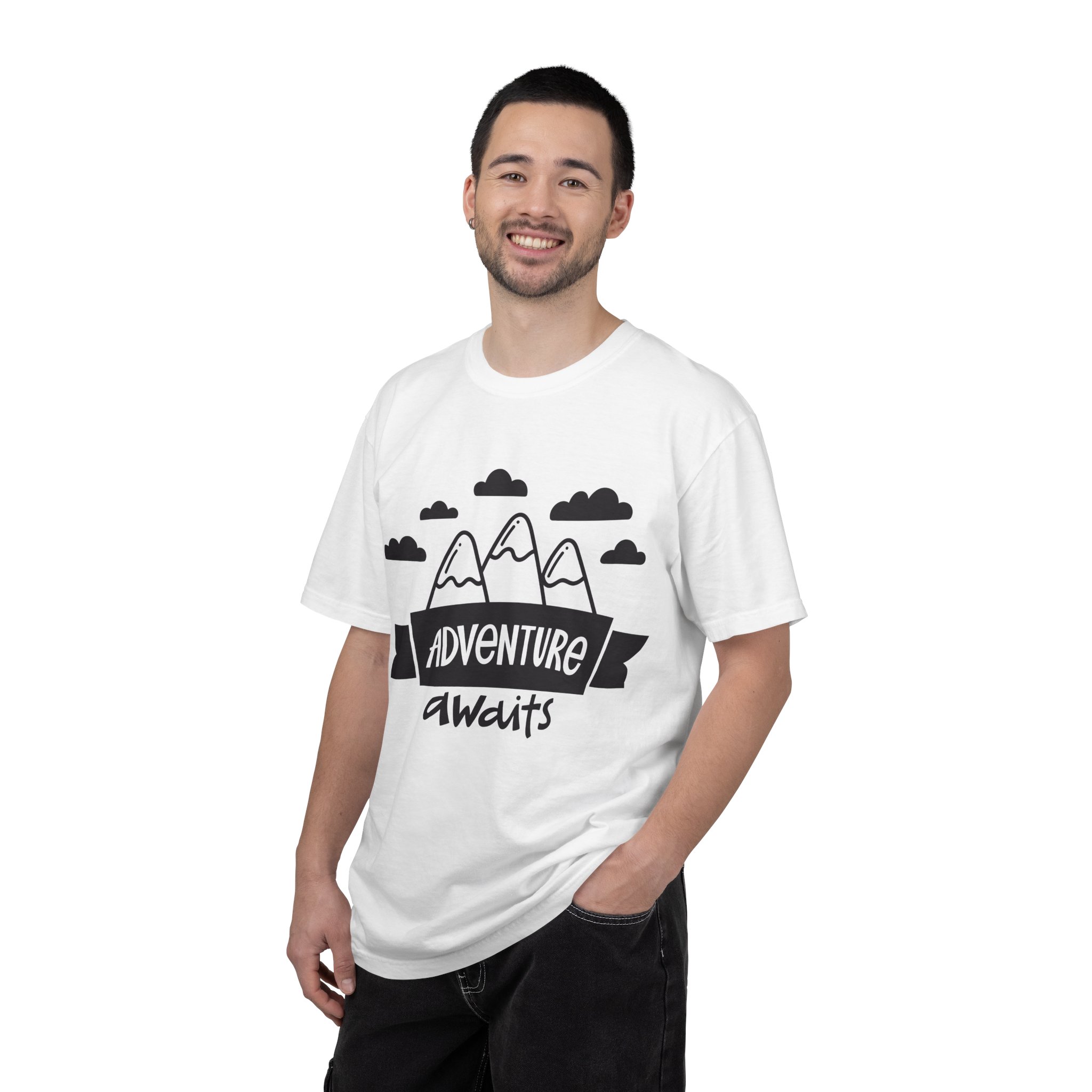 C - 14.4a - Adventure Awaits Unisex Garment-Dyed T-shirt | Nature Lover Tee, Outdoor Shirt, Travel Apparel, Gift for Explorers, Adventure Clothing. - Image 10