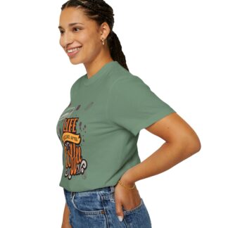 Coffee drinkers t-shirt – Life Begins After Coffee - Image 21