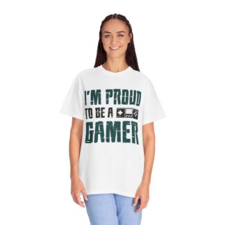 Cool Gaming T shirts - Proud Gamer Tee Unisex Tee - Image 3