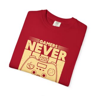 Gamer Controller t shirt for Gamers - Never Restart Gamer Controller Unisex Tee - Image 55