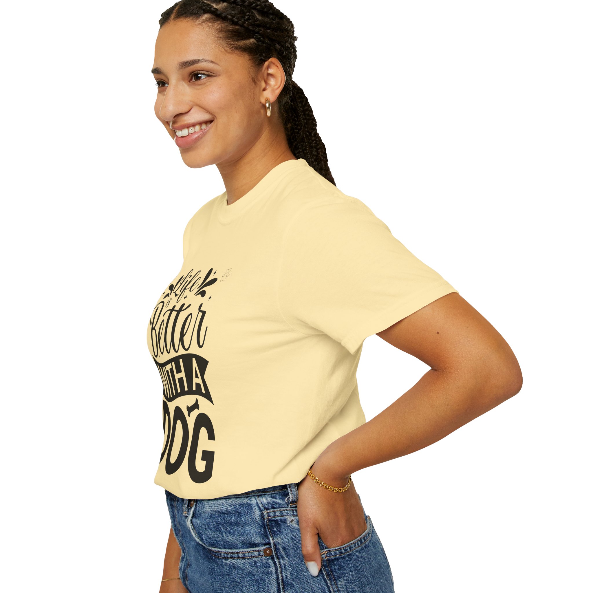 Life Is Better with a Dog T-Shirt – Cute Dog Lover Tee for Pet Owners & Dog Parents. - Image 21