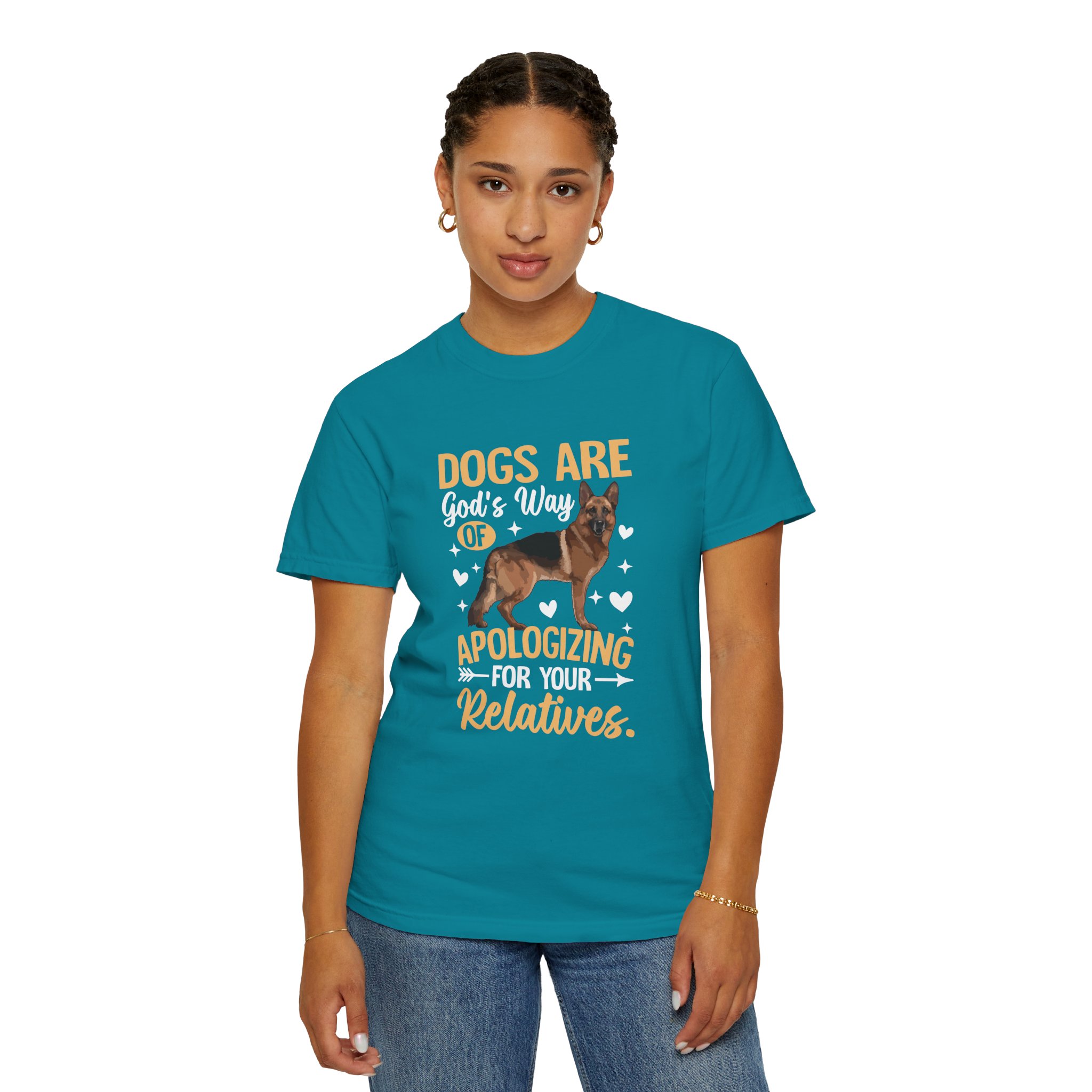 b2 - 4.1 - Dogs Are God’s Way of Apologizing for Your Relatives T-Shirt – Funny Dog Lover Graphic Tee for Humor, Pet Lovers & Playful Vibes. - Image 28