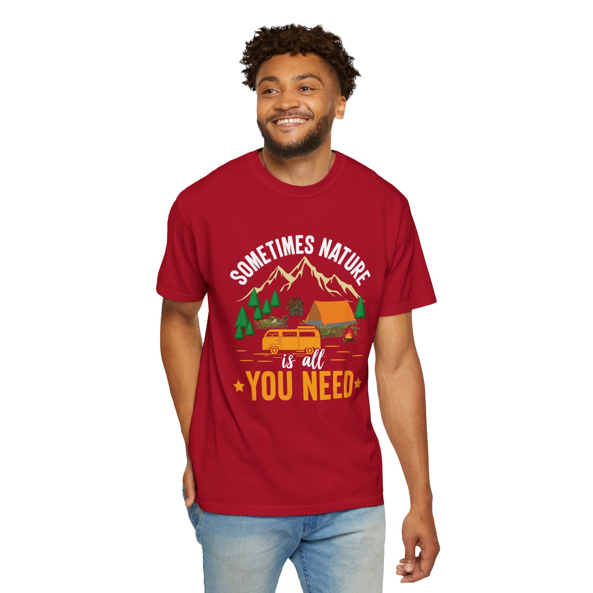 Adventure Awaits Unisex T-Shirt - Perfect for Camping, Nature Lovers, Outdoor Enthusiasts, Summer Festivals, Unique Gift Idea. - Image 54
