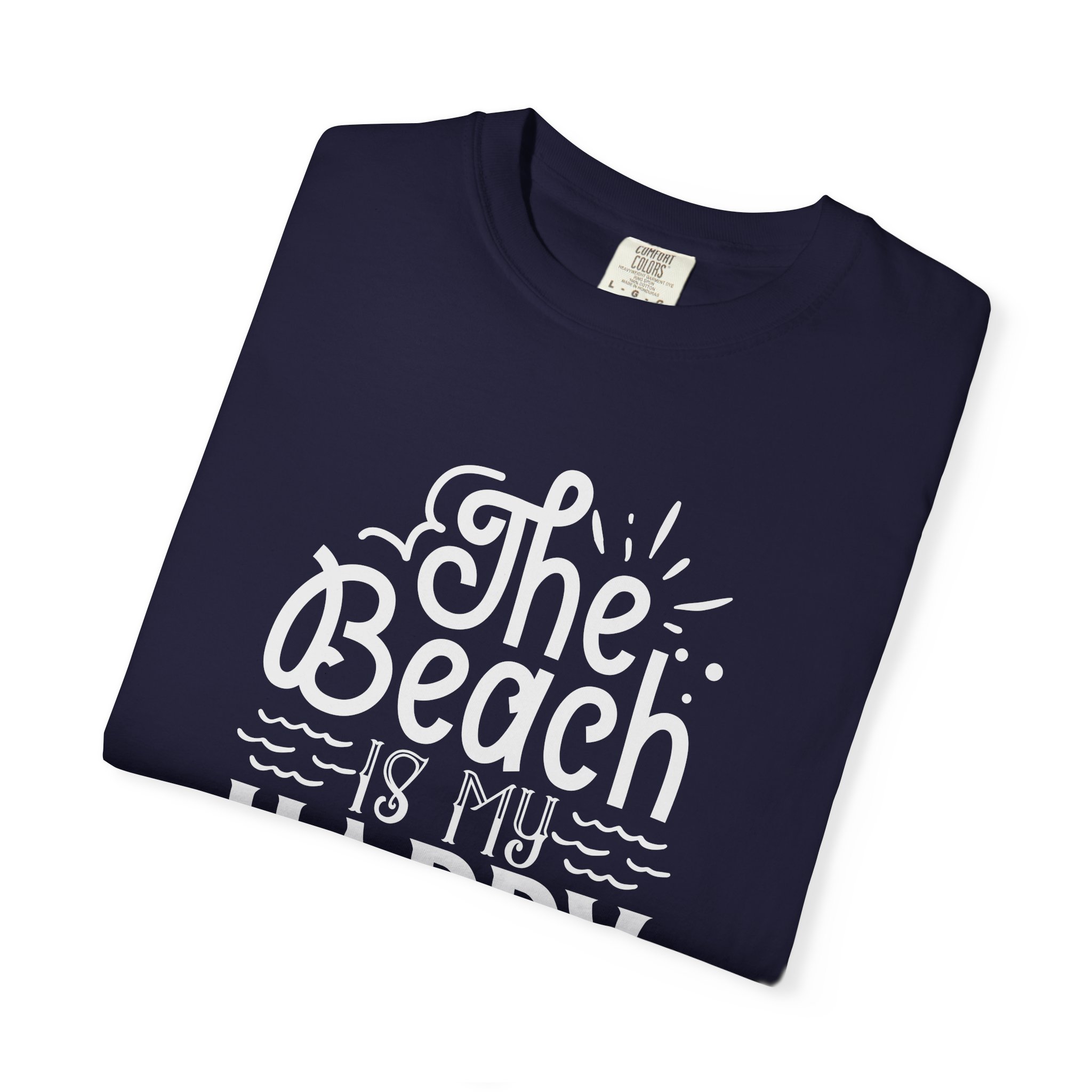 C - 13.6 - Beach-Themed Garment-Dyed T-Shirt, Perfect for Summertime, Vacation Wear, Casual Outings, Gifts for Sunshine Lovers. - Image 39