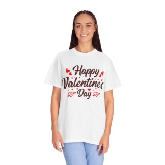 Happy Valentine’s Day Heart Graphic T-Shirt – Romantic Love Graphic Tee for Couples, Gift Giving & Festive Celebration. - Image 11