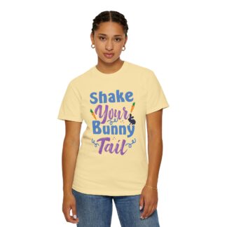 Cute bunny graphic T-shirt for Easter Fun - Shake Your Bunny Tail T-Shirt - Image 20