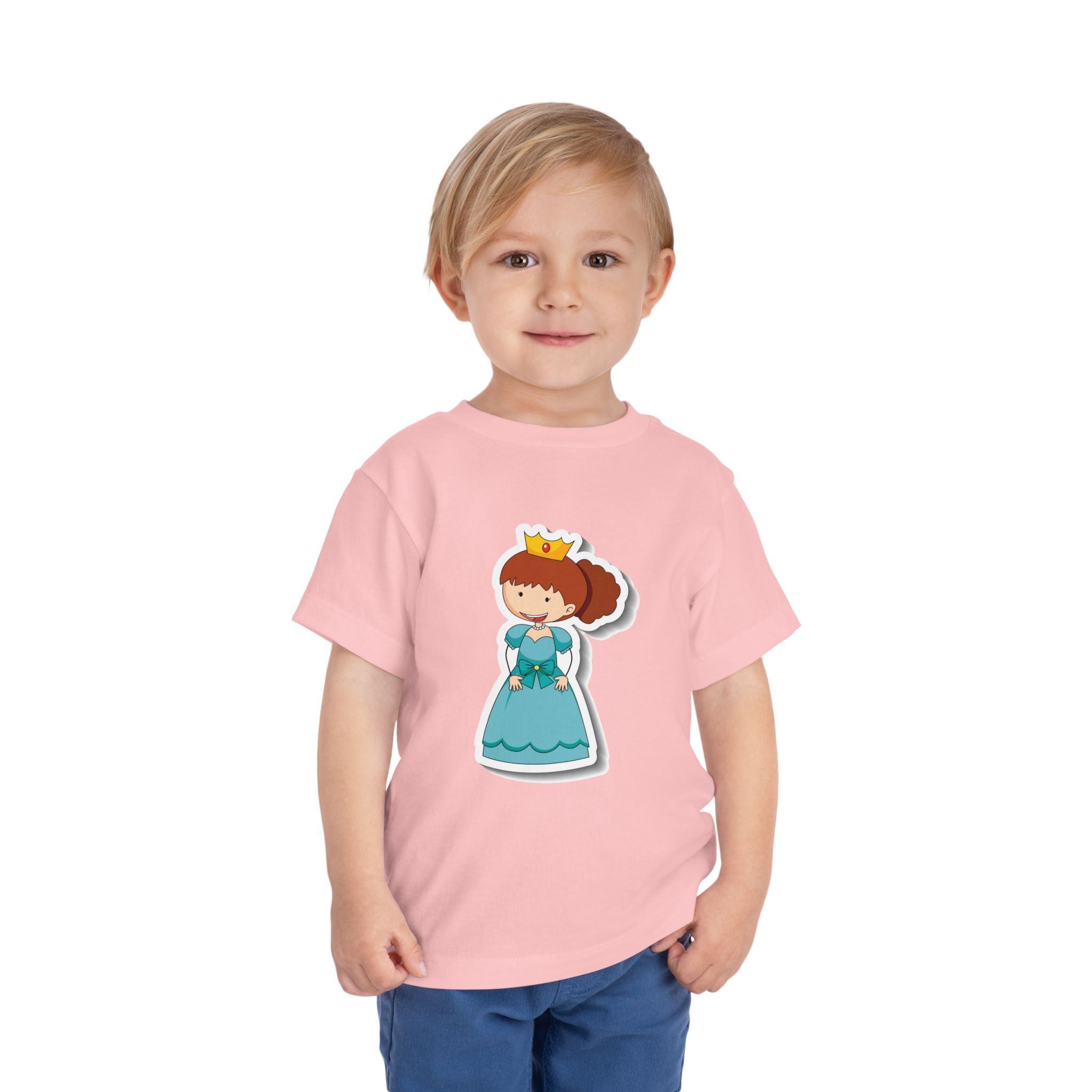 Cute Princess Toddler T-Shirt – Adorable Cartoon Graphic Tee for Kids, Boys & Girls. - Image 3
