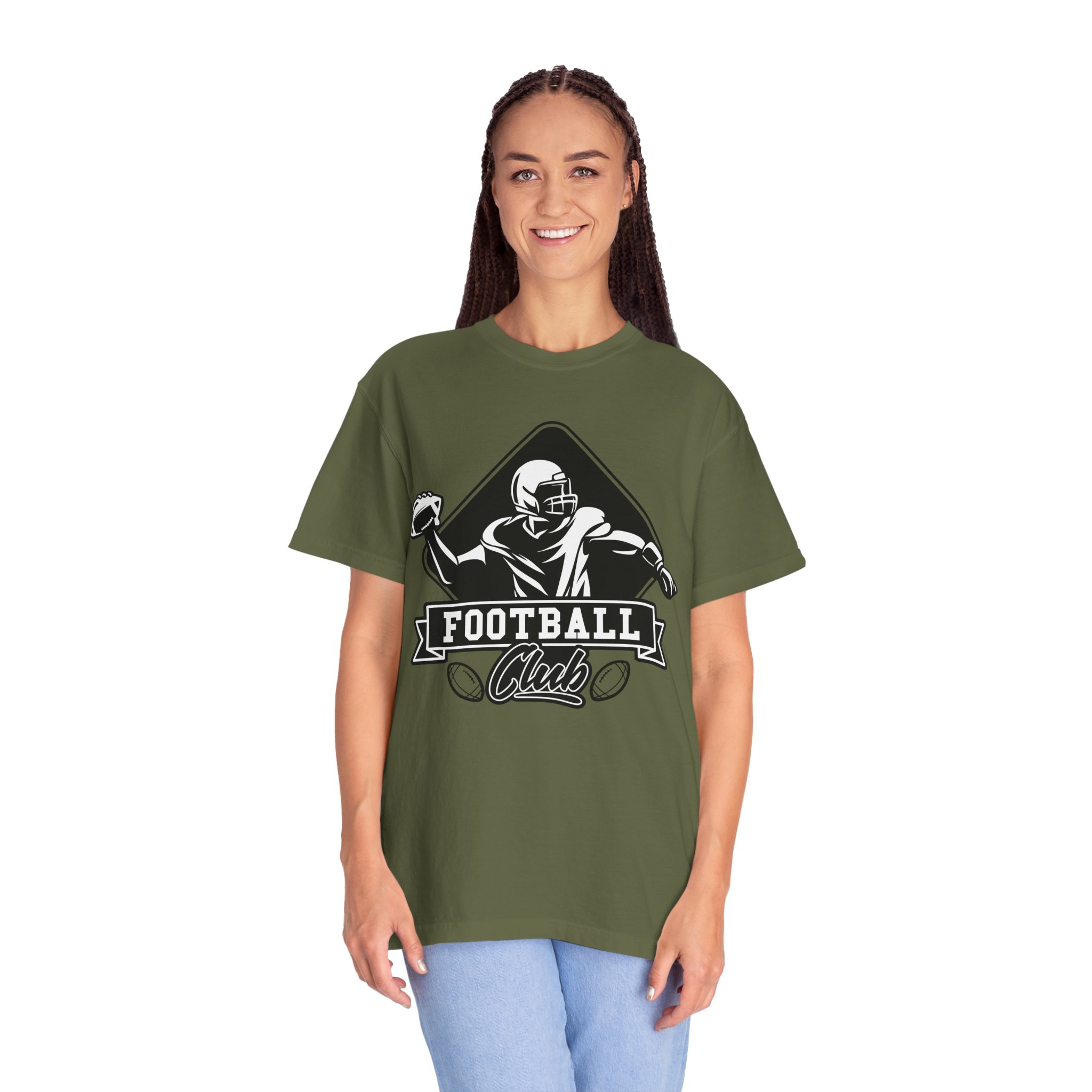 C - 16.15b - Football Club Unisex Garment-Dyed T-shirt | Casual Sportswear, Gift for Football Fans, Team Apparel, Perfect for Game Days. - Image 27