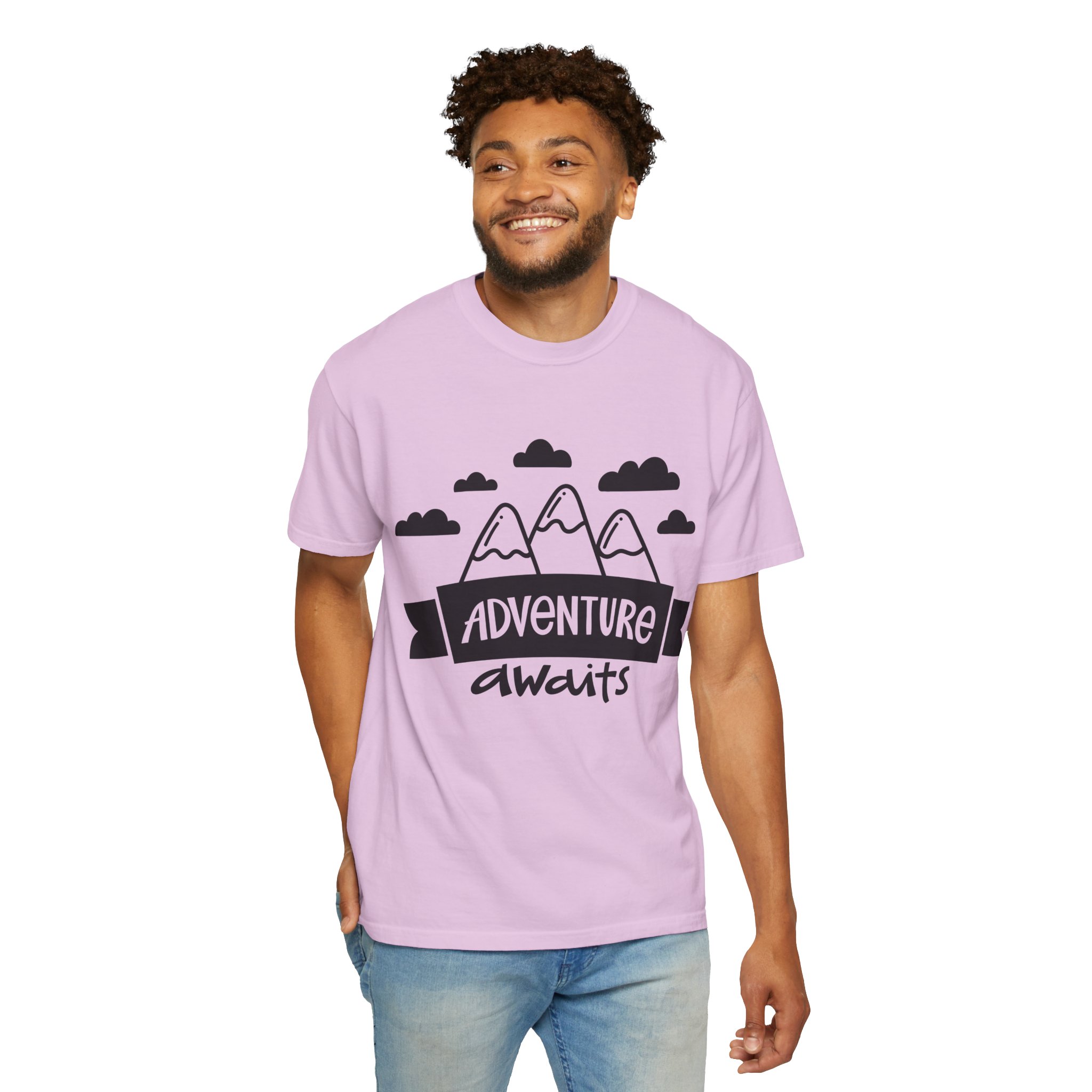 C - 14.4a - Adventure Awaits Unisex Garment-Dyed T-shirt | Nature Lover Tee, Outdoor Shirt, Travel Apparel, Gift for Explorers, Adventure Clothing. - Image 6