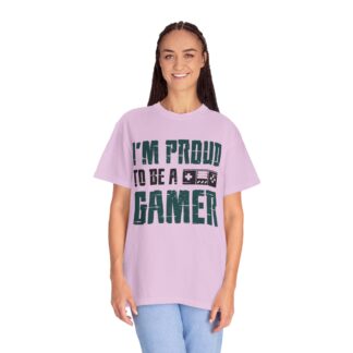 Cool Gaming T shirts - Proud Gamer Tee Unisex Tee - Image 43