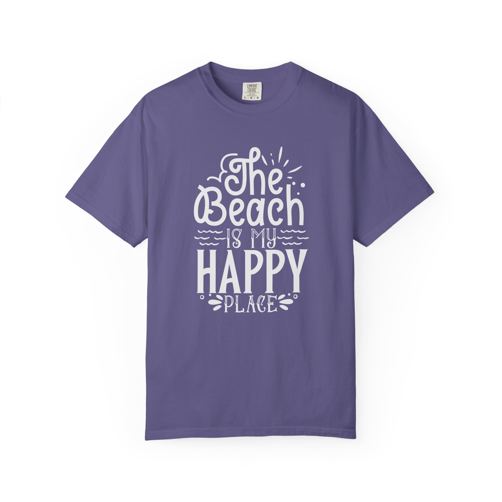 C - 13.6 - Beach-Themed Garment-Dyed T-Shirt, Perfect for Summertime, Vacation Wear, Casual Outings, Gifts for Sunshine Lovers. - Image 41