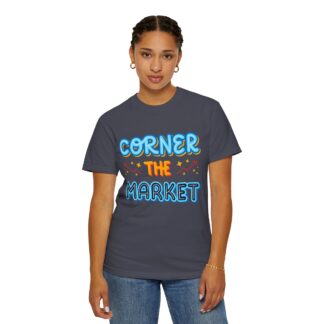 Retro sarcastic tee for Bold Ambition - Corner the Market Unisex Tee - Image 36