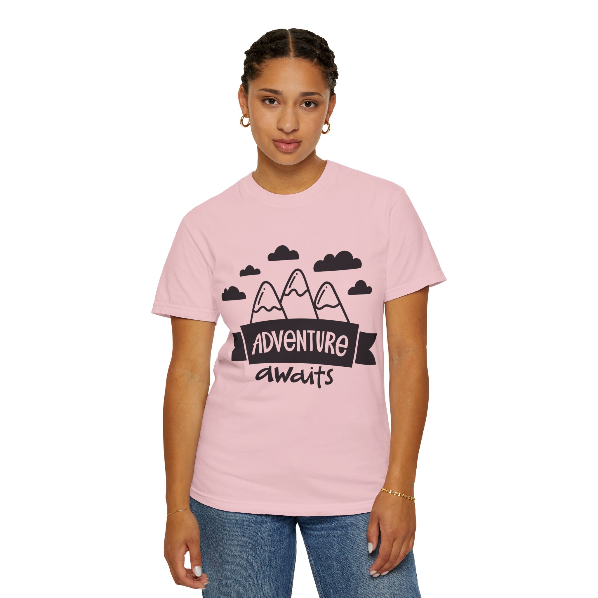 C - 14.4a - Adventure Awaits Unisex Garment-Dyed T-shirt | Nature Lover Tee, Outdoor Shirt, Travel Apparel, Gift for Explorers, Adventure Clothing. - Image 52