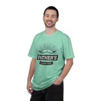 Father’s I Love You Vintage Mustache T-Shirt – Cute Love Graphic Tee for Dads, Perfect Gift for Father’s Day, Birthday & Special Celebration Wear. - Image 18